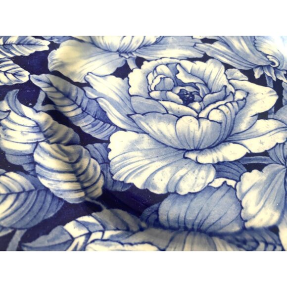 Myott Bermuda Blue Floral Plate England 8 Inch Salad Dessert Plate - Picture 4 of 7